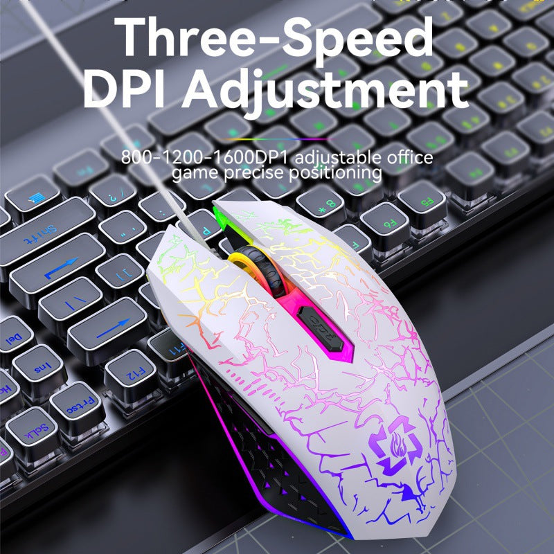 Rgb Gaming Mouse with Precision Sensor Bowlift
