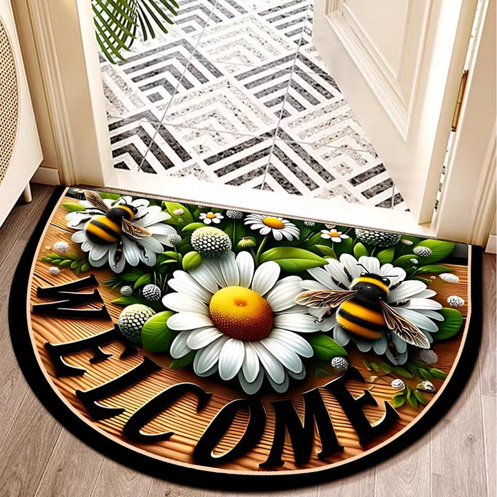 Decorative Round Door Mat