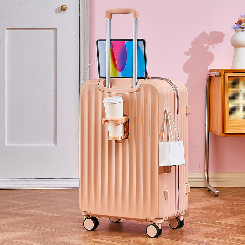 Smart Roller Luggage with Integrated USB Charging Port Bowlift