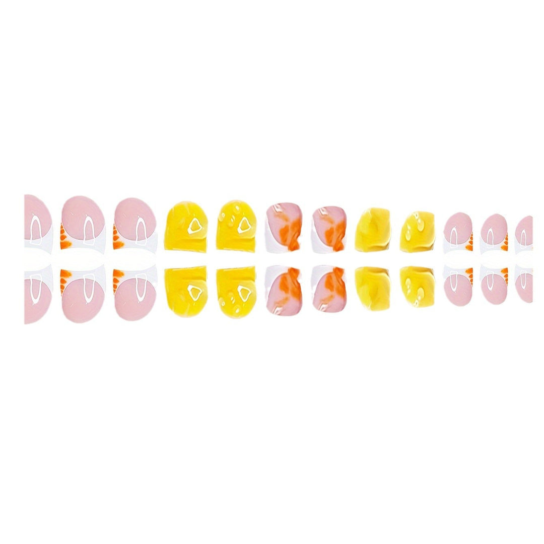 Tropical Floral Nail Art Set Bowlift