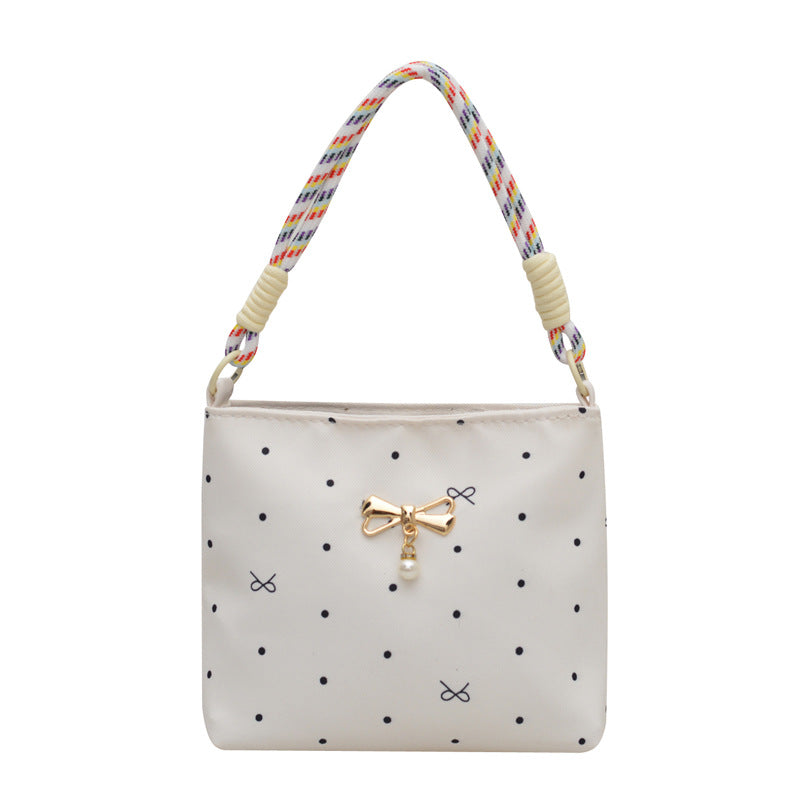 WoElegant Bow-Embellished Mini Crossbody Bag Bowlift