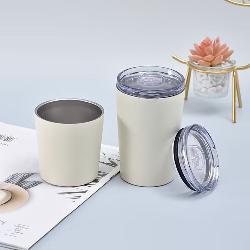 Women’s insulated cup with elegant lid and ergonomic handle Bowlift
