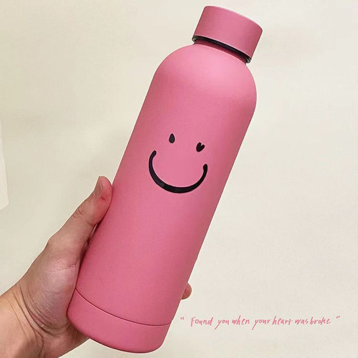 Women’s Insulated Bottle with Cheerful Smiley Design Bowlift