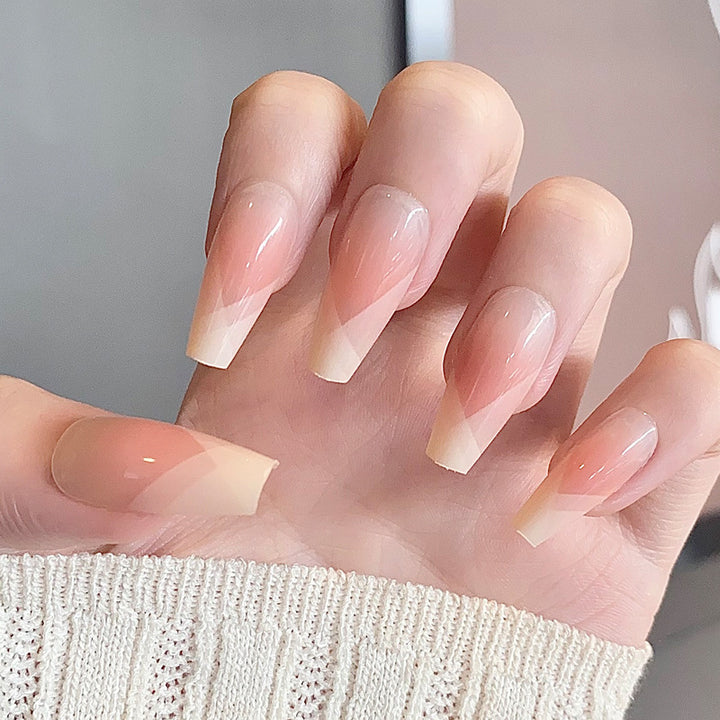 Stylish Press-On Nail Tips with Leopard Design Bowlift