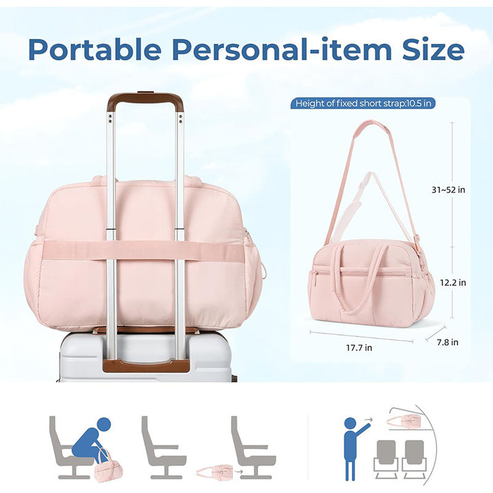 Elegant Travel Bag with Versatile Compartments Bowlift