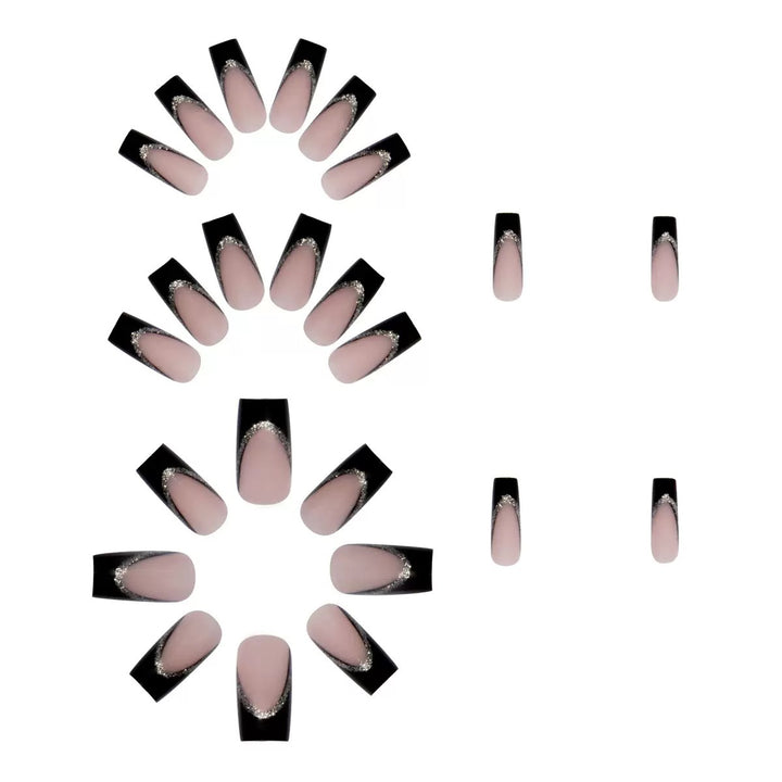 Premium Artificial Nails with Glamorous Design Bowlift