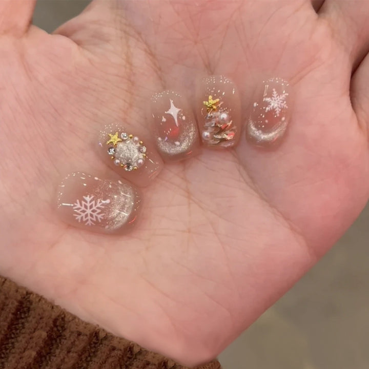 Decorative Press-On Nail Art Set Bowlift