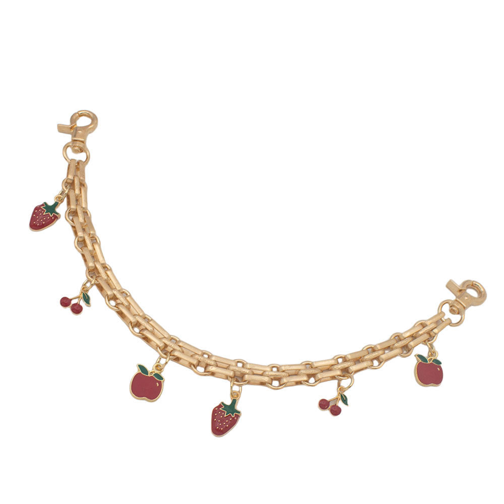 Playful Fruit Charm Bracelet Bowlift