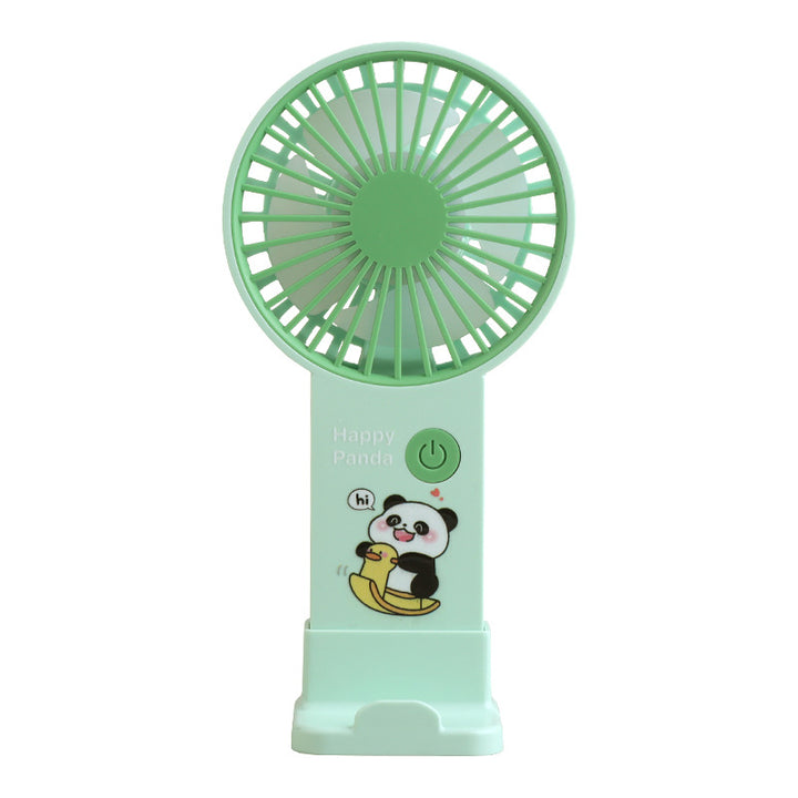 Ladies portable hand fan in playful bunny design Bowlift
