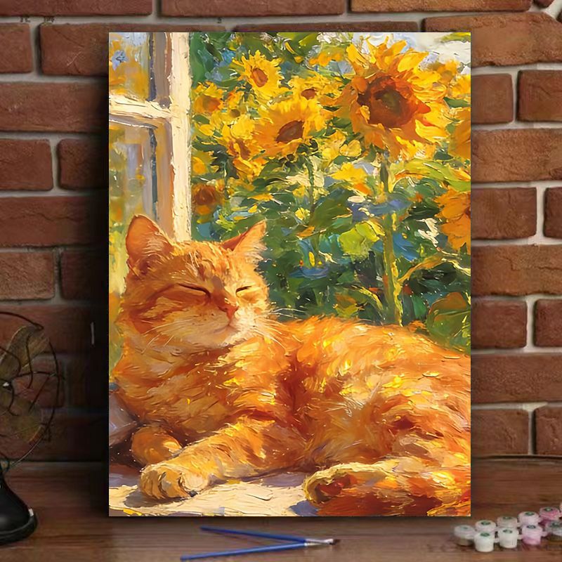 Cozy Cat Wall Art Bowlift