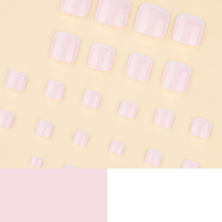 Elegant and Easy-to-Care-for Toenail Art Bowlift