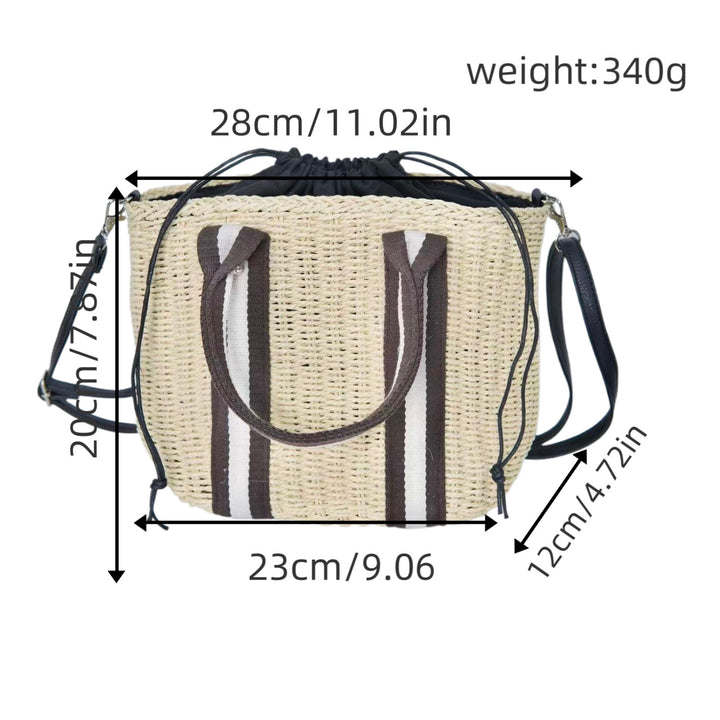 Handmade Crossbody Bag Made of Braided Material with Removable Shoulder Strap Bowlift
