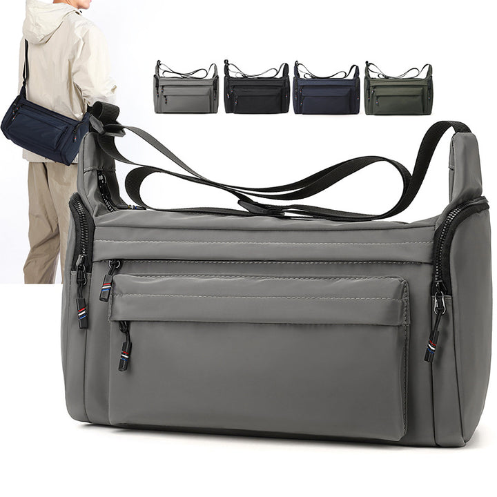 Structured Multi-Pocket Tactical Messenger Bag Bowlift