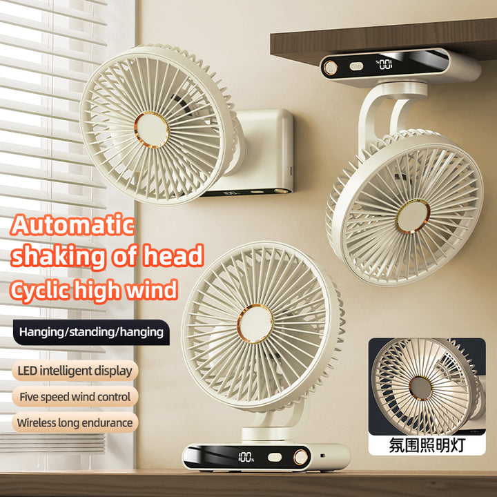 Women Wall Fan with Automatic Swing Function Bowlift