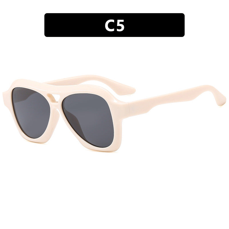 Women's fashionable sunglasses with unique design and protective UV filter Bowlift