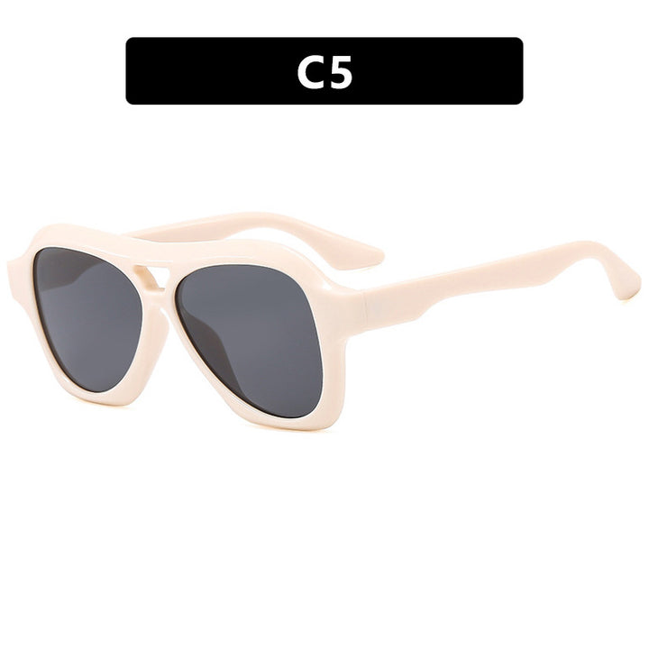 Women's fashionable sunglasses with unique design and protective UV filter Bowlift