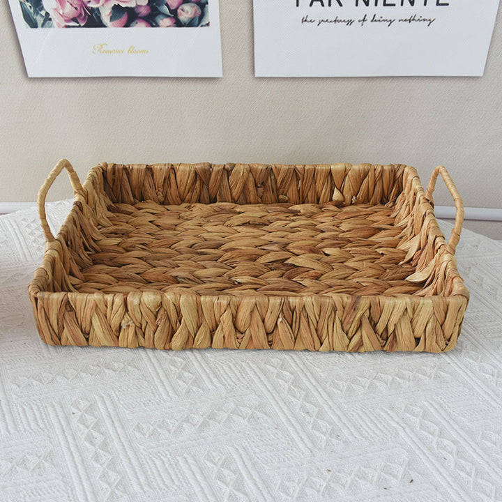 Handwoven Storage Tray Bowlift