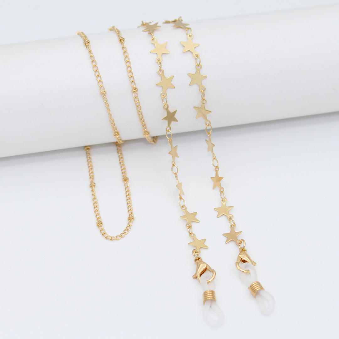 Luxe Crystal-Embellished Eyewear Chain Bowlift