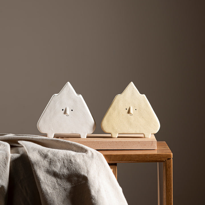Whimsical Ceramic Smiling Face Planter