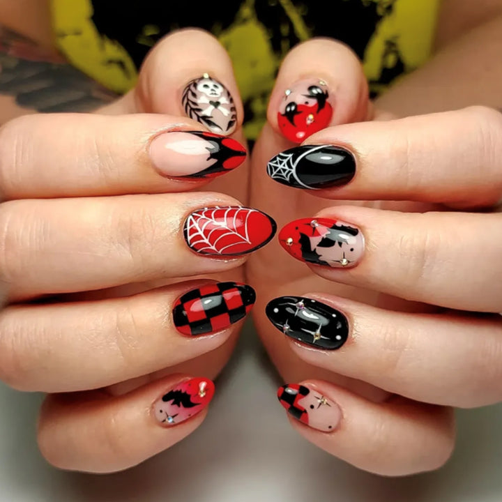 Halloween-Themed 3D Nail Art Extensions Bowlift 1789713348