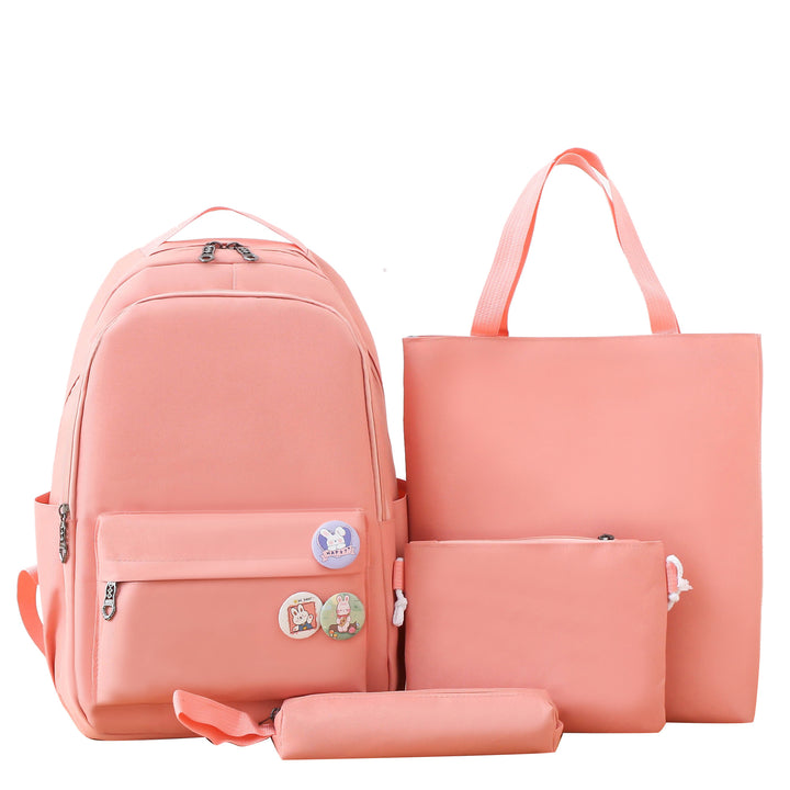 Stylish 4-Piece Backpack and Tote Bag Set Bowlift
