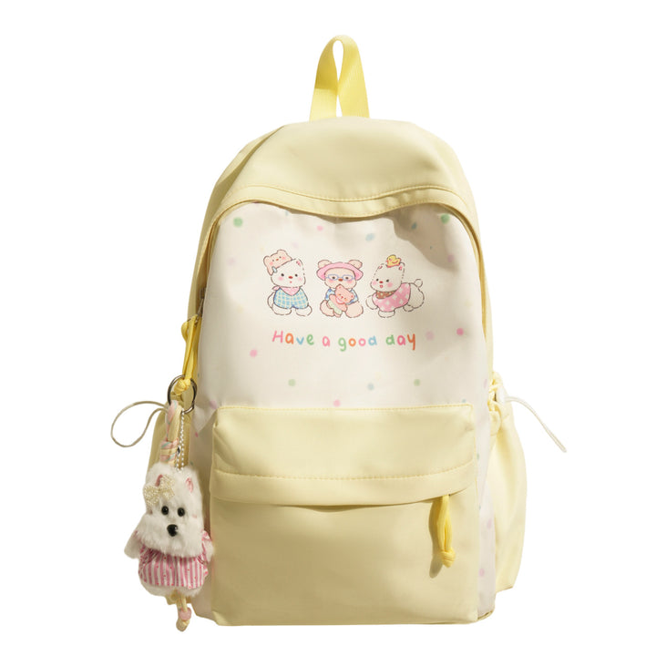 Backpack with Playful Animal Motif and Charming Details Bowlift
