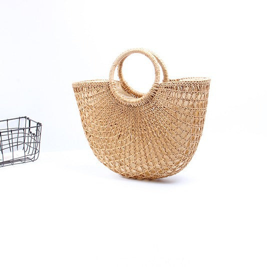 Elegant Handmade Basket Bag Bowlift