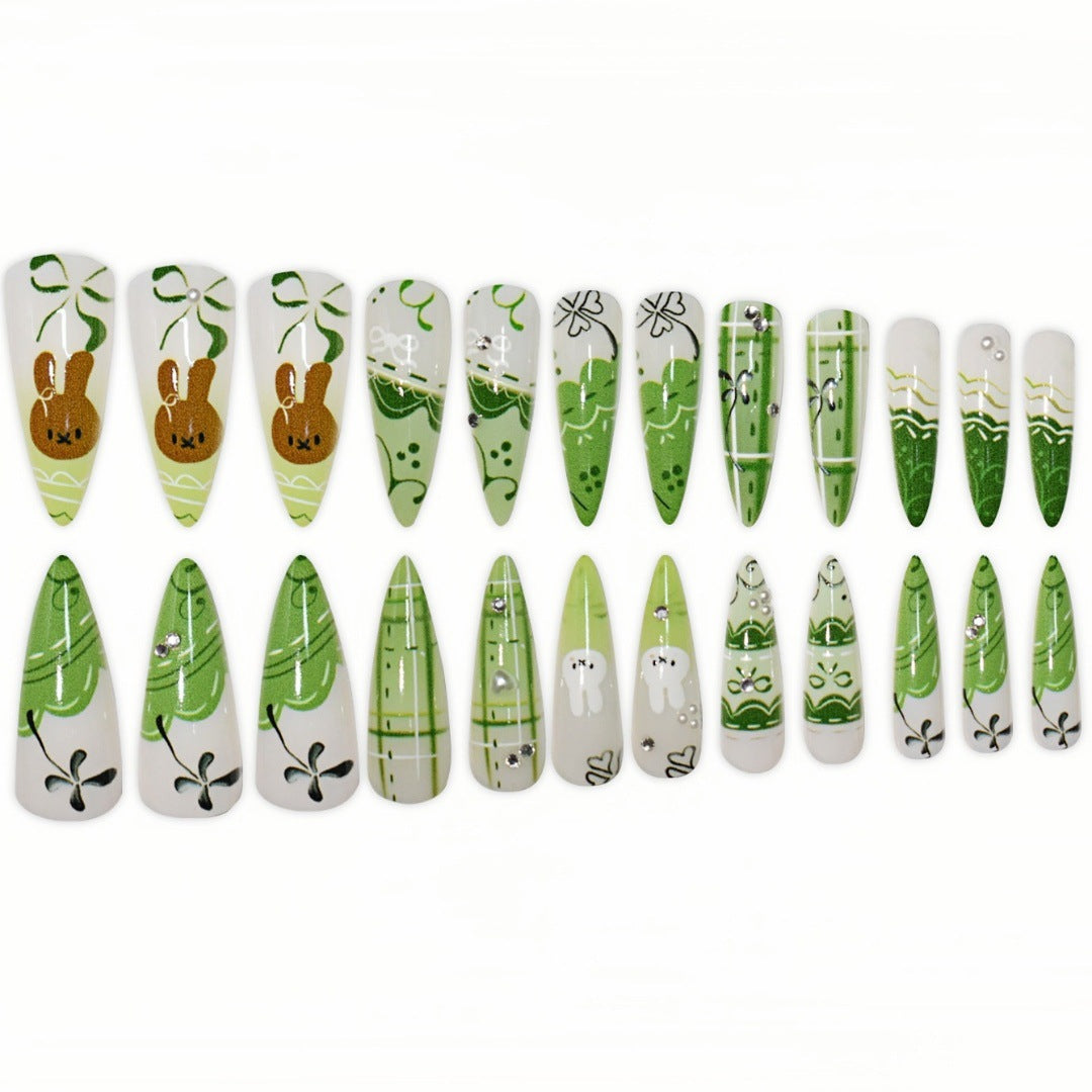 Artistic Themed Press-On Nail Extensions Bowlift 1787913878