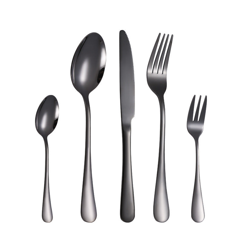 Elegant stainless steel cutlery set with ergonomic handle Bowlift