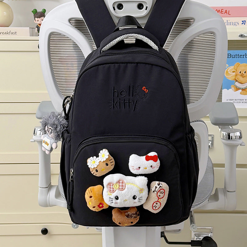 Charming Cartoon Embroidered Backpack