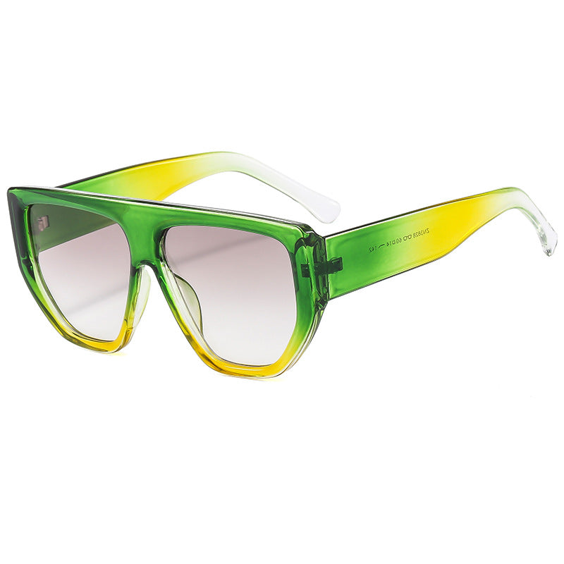 Women's Oversized Sunglasses with Stylish Geometric Frame Bowlift