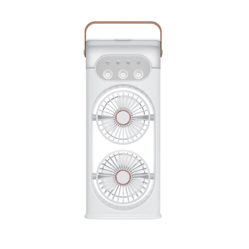 Unisex Dual-Bluetooth Portable Cooling Fan Bowlift