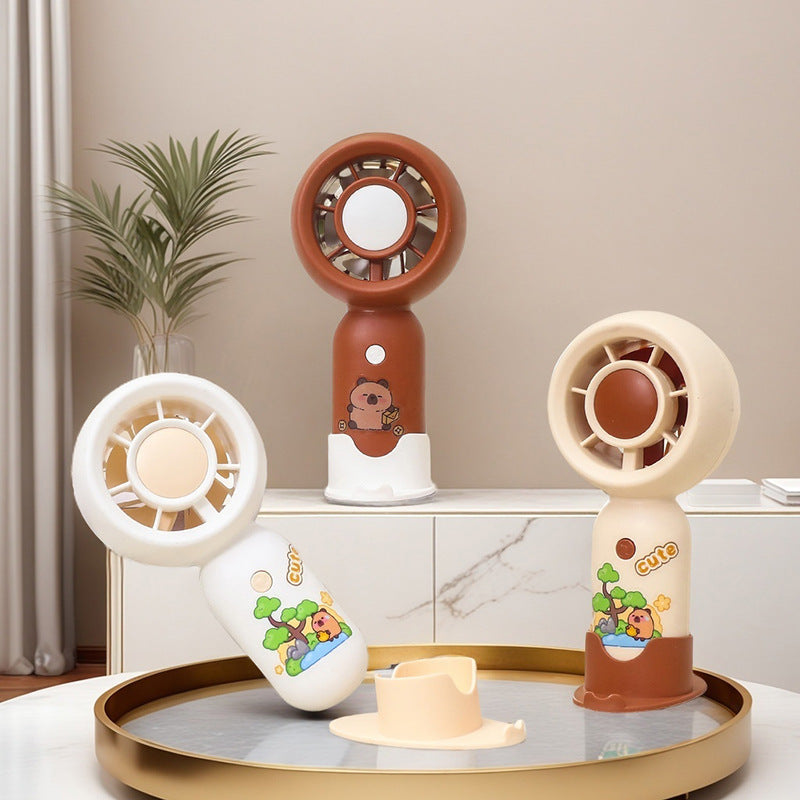 Unisex portable hand fan in playful animal design Bowlift
