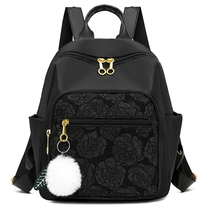 Chic Embroidered Backpack Bowlift