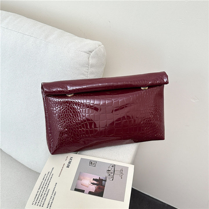 WoElegant Crocodile Pattern Clutch Bag Bowlift