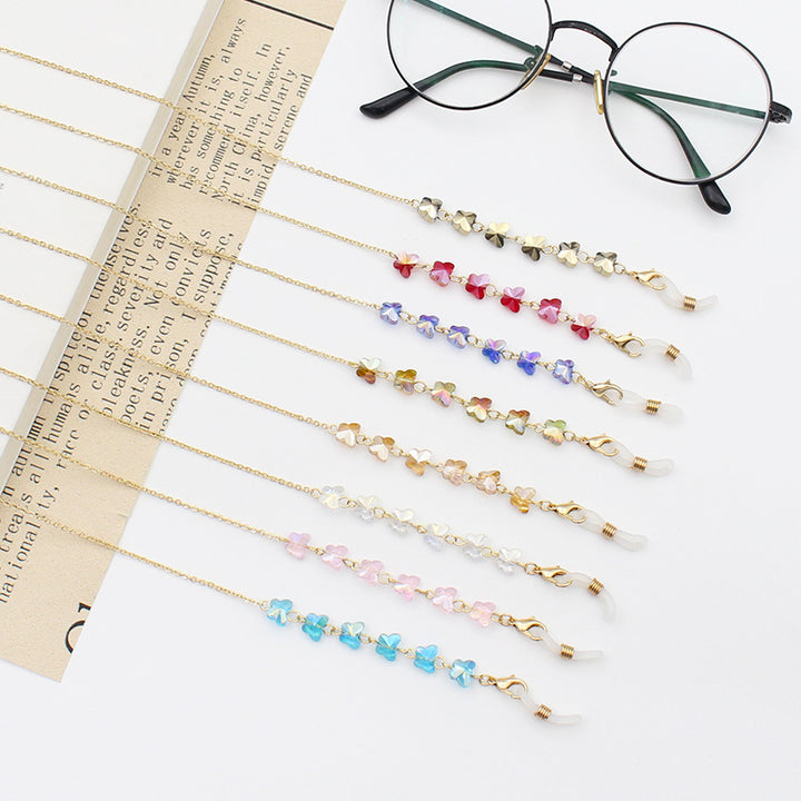 Floral Eyewear Chain Holder Bowlift