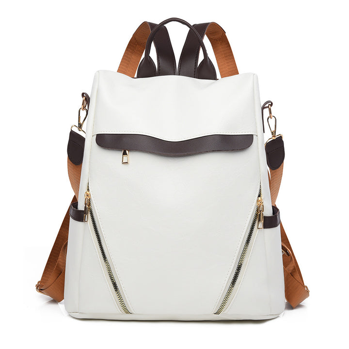 Multi-Functional Leather Backpack Bowlift