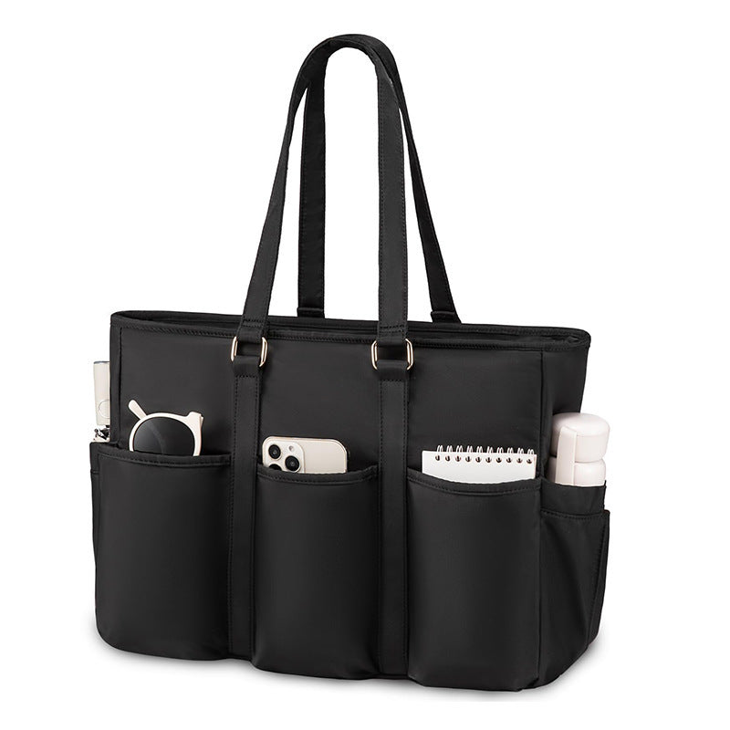 Spacious everyday tote bag with practical outer pockets Bowlift