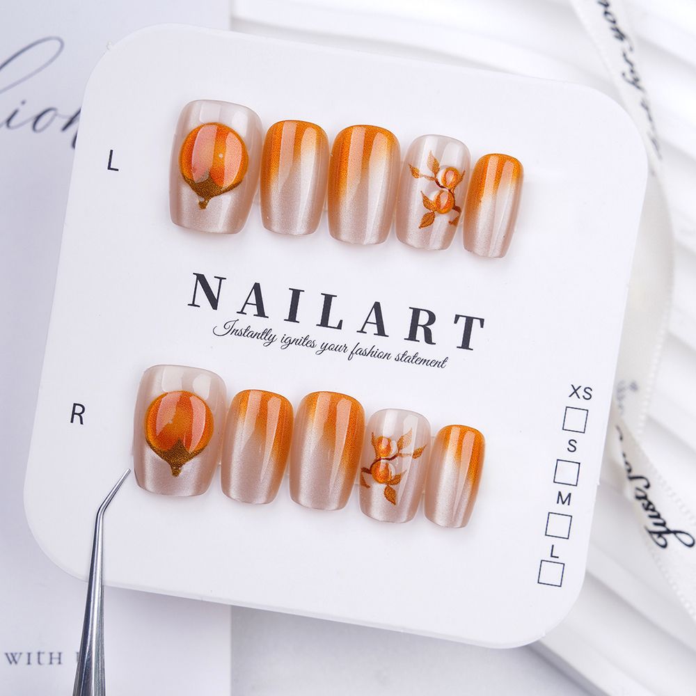 Creative Thematic Press-On Nail Set Bowlift