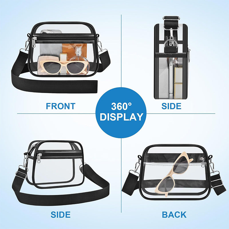 Practical Transparent Shoulder Bag Bowlift