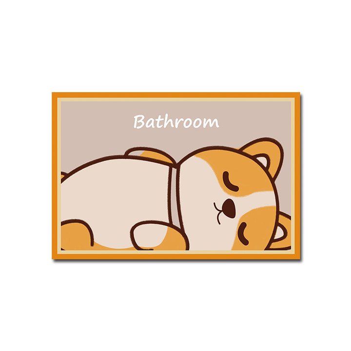 Playful Citrus-Themed Bath Mat Bowlift