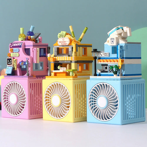 Decorative Miniature Food Stand Fan Bowlift