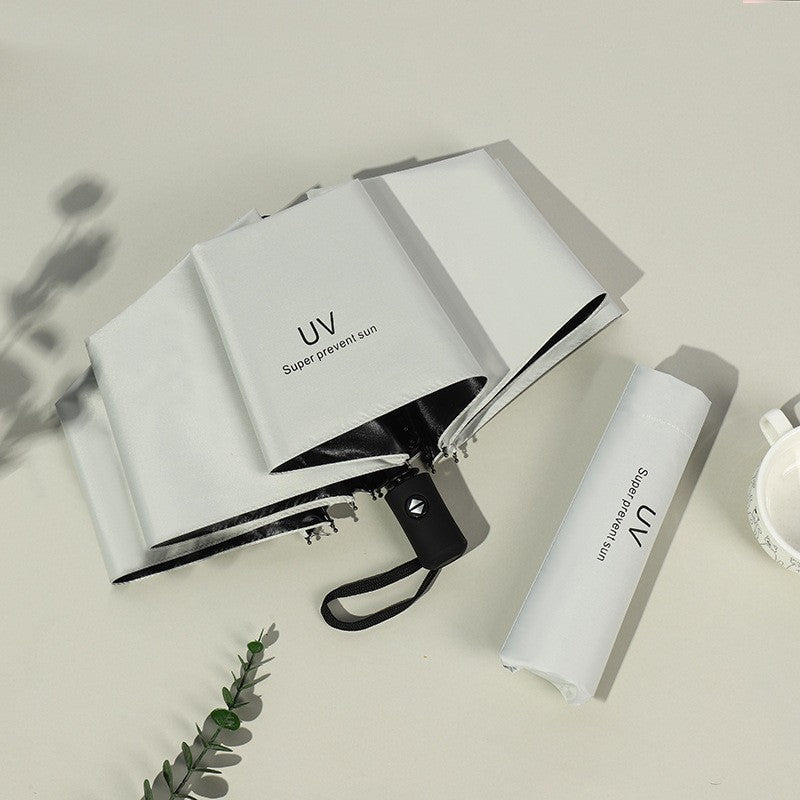 Women's UV Protection Umbrella with Compact Folding Mechanism Bowlift