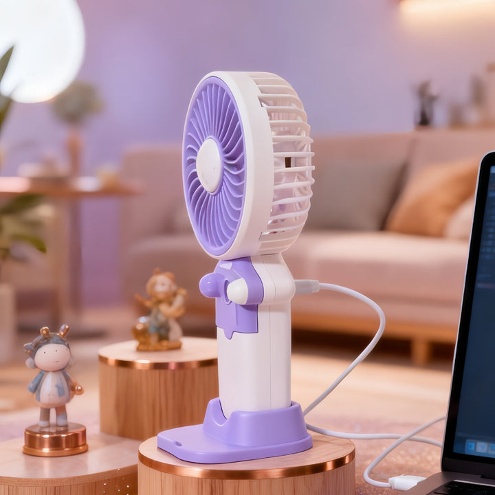 Portable Usb Mini Fan with Flexible Tilt Angle Bowlift