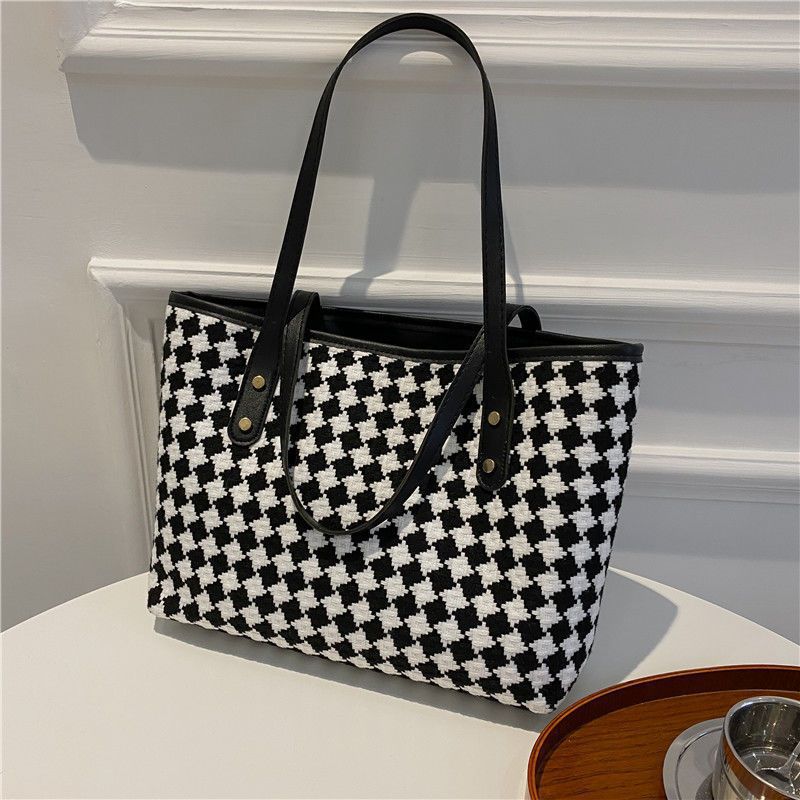 Decorative Woven Tote Bag Bowlift