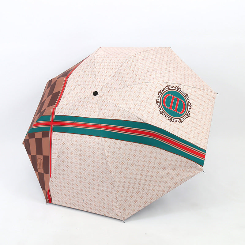 Ladies Elegant Umbrella with Unusual Pattern Mix Bowlift