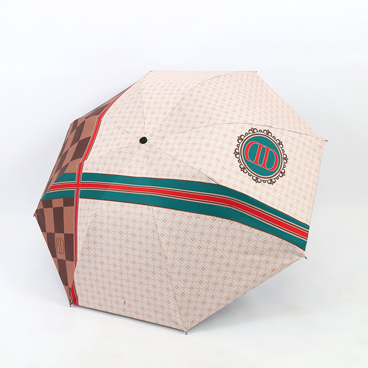 Ladies Elegant Umbrella with Unusual Pattern Mix Bowlift