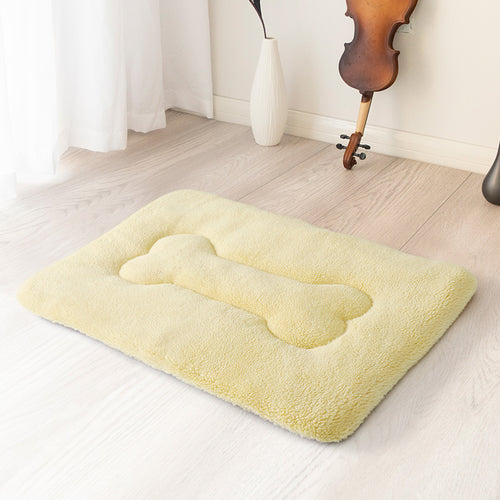 Unisex soft pet mat with bone pattern Bowlift