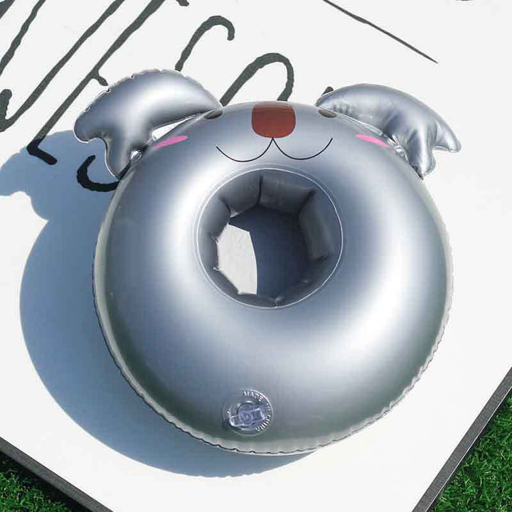 Ladies Inflatable Swimming Ring with Floral Design Bowlift