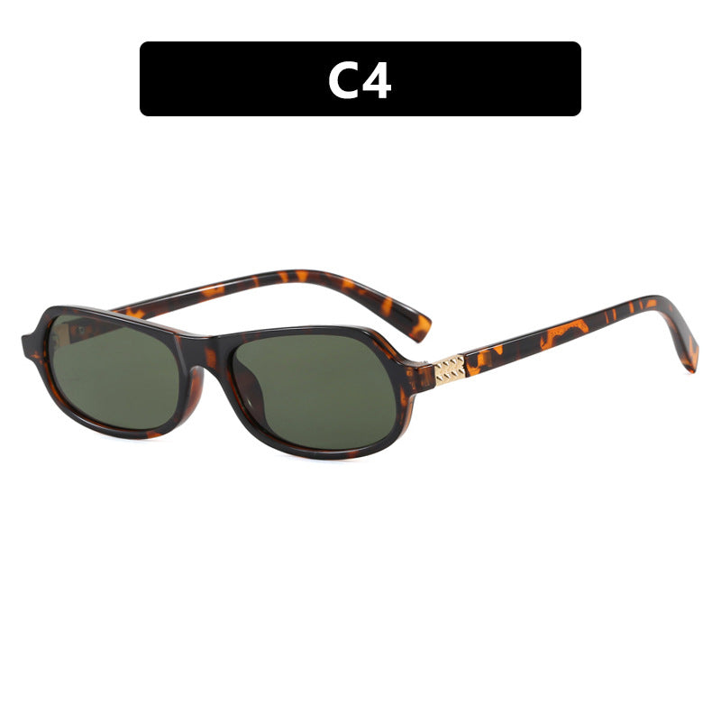 Ladies stylish fashionable sunglasses with golden accents Bowlift